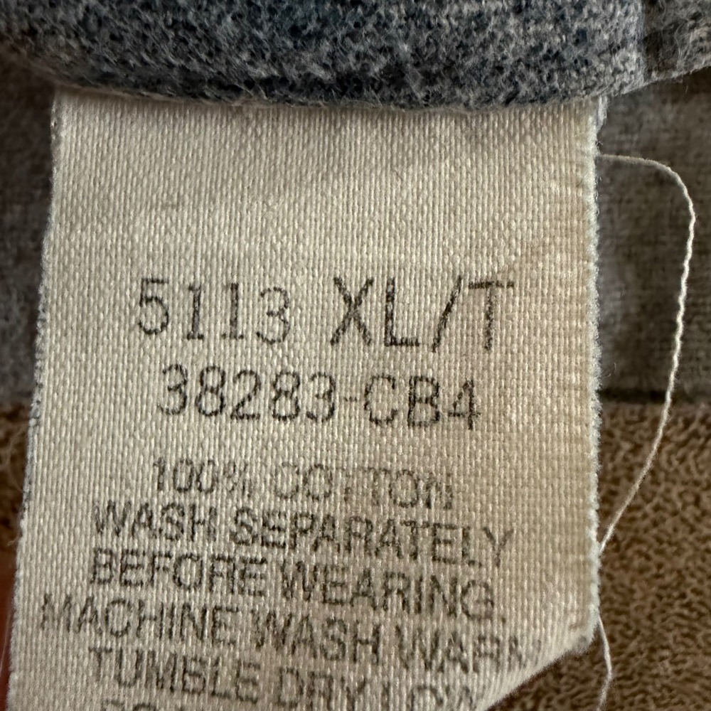 Cabela's Shirt Mens XLT Blue Fade Southwestern Aztec Chamois Flannel Made in USA - Picture 4 of 12